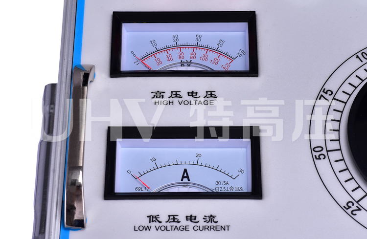 HTWJF系列无局放耐压试验装置高压电压/低压电流显示窗