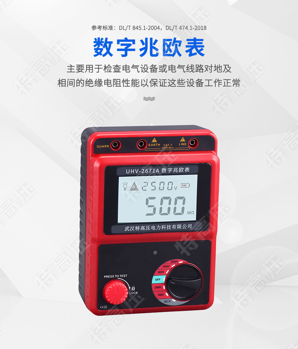 HT2671A 数字兆欧表(2500V)(图1)